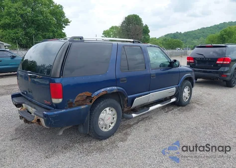 2000 GMC Jimmy Jde W/1Sh/1Sj из США, поврежденный, VIN 1GKDT13W4Y2329979